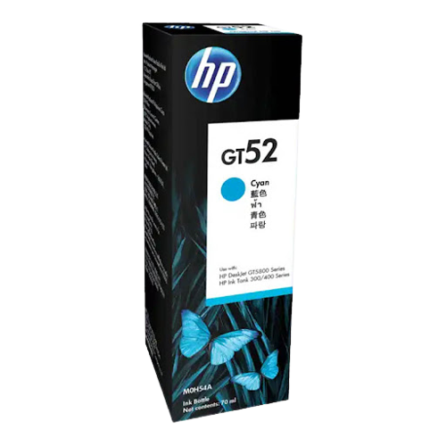 HP GT52 Cyan Ink Bottle